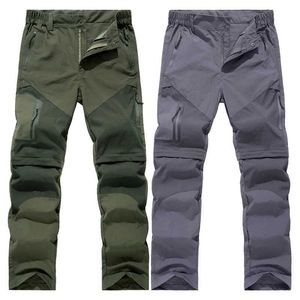 Męskie spodnie Trvlwego Męskie spodnie pieszcze na zewnątrz można przekształcić w spodenki z zapinanymi lekkimi szybkim wędkarstwem i joggingiem Zespół wycieczki po kempingu J240507