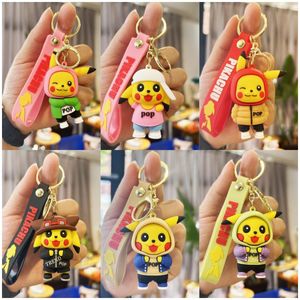 Kreativer Cartoon Anhänger Pet Spite Keychain PVC Doll Car Accessoires Keychain Weihnachtsbaum Anhänger