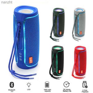 Alto -falantes portáteis Alto -falantes de telefone celular LED 1800mAh Bluetooth alto -falante TG288 IPX6 impermeável WX