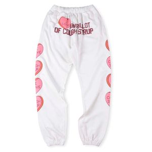 24SS STEONPANTS PINTY Rozmiar Eur Men Hip Hop, który jest okropnie dużo syropu kaszlu unisex wydruku joggers z sznurkiem ulicy