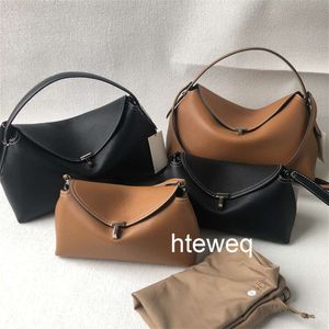 Evening Bags Black Or Brown Women Tlock Buckle Real Leather Bag Classic Small Handbag Ladies Fashion Large Capacity Messenger