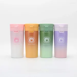 Water Bottles 2024 Double Layered Men's And Women's Leisure Office Cup 304 Stainless Steel Portable Coffee Insulated