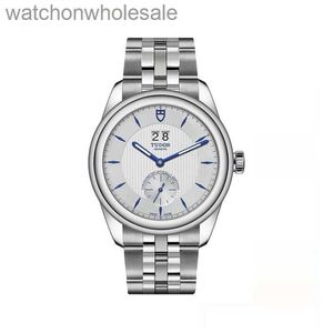 Luxury Tudory Brand Designer Designer Wristwatch Emperor Watch Mens Series Two Position Calendario Menzzical Mens Mechanical Mens Watch M57100-0001 con logo reale 1: 1
