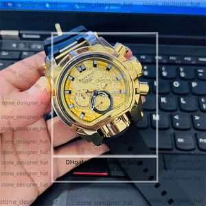 Мужские спортивные Quartz Watch Watch Invicto Reserve Bolt Zeus Compass Все функции могут выполняться в водонепроницаемом мире Большой стальный циферблат 5741