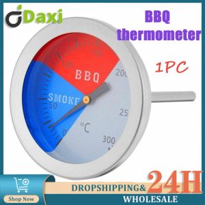 Grills Steel Barbecue Thermometer BBQ Instant Read Smoker Grill Oven Thermometer for Kitchen Home Baking Household Cooking Temp Gauge