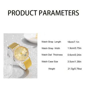 Kvinnors klockor 2023 5st Set Luxury Ladies Quartz Wrist Es Dress Women Crystal Diamond Es Clock Women Montre Gold