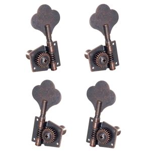 Аксессуары гитара винтаж открытый бас -гитарная настройка Key Key Pegs Heads Heads Tuners 2l2r для 4 Strings Bass