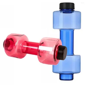 Water Bottles 2 Pcs Dumbbell Fitness Kettle Bike Tire Repair Kit Dumbells Sports Bottle