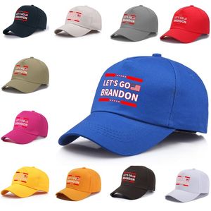 Parti Şapkaları Gidelim Brandon Slogans Beyzbol Kapağı Sun Caps Strapback Erkekler ve Kadın Biden Hats LT960