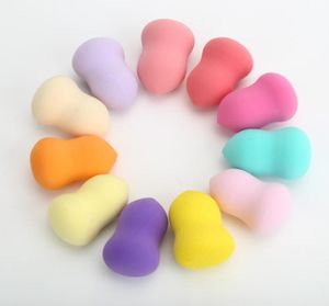 SP010 Cosmetic Puff Makeup Tools Sponge Gourd-Shaped tredimensionell latexpulver Puff Makeup Beauty Tools Blandning Svamp Puff1475828