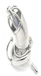 CBT Toy CB600S Edelstahlkäfig mit Urethral Sound Catheter Anti-Off-Spike-Ring-Geräte Penisschloss für Männer Sex GG2254533187
