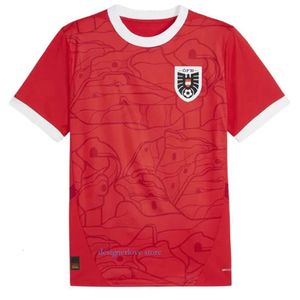 Mens Tracksuit Dry Fit Euro Soccer shirts Souvenir Austria Home Red Away White Football Shirt Men Kids Kit Sports Outdoors