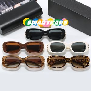 Designer solglasögon för kvinnor valfri svart polariserade UV400 -skyddslinser med lådans solglasögon med låda