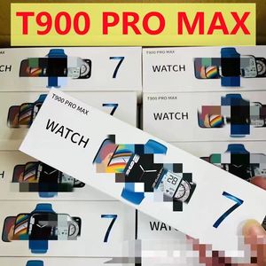 Fashion Smartwatches T900 Promax Bluetooth Call Multidial Fitness Tracker -Taschenrechner Remote -Kamera Smart Watches Rotary Key 2024