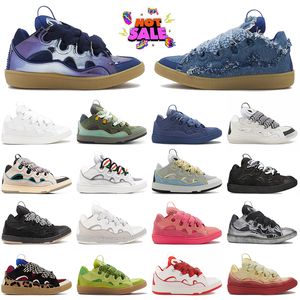 2024 New Fashion Womens Mens Designer Curb Shoes Low OG Original Calfskin Rubber Nappa Extraordinary Trainers Luxury Platform Leather Hightops Suede Flat Sneakers