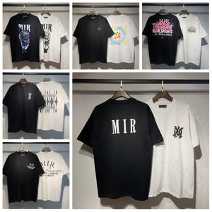 5A MI SUMMER MENS DESIGNER TEESカジュアルマンレディレター付きのプリント半袖トップセル高級綿ストリートウェア新しいTシャツサイズS-XL 04