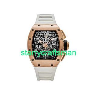 RM relógios de luxo de luxo Mechanical Mills Men's Watch RM011 Felipe Massa Premium Edition Limited Edition Stg3