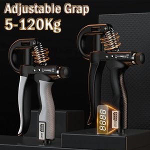 5-120 kg Handgrip Gym Fitness Ręka Ręka Mężczyźni Regulowany palcem ciężka siła ćwiczeń dla trenera chwytnika ręcznego mięśni 240508