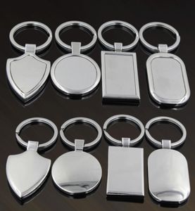 Metal Blank keychain Creative Car Keychains Personalized Stainless Steel Key Ring Business Advertising For Promotion5936149