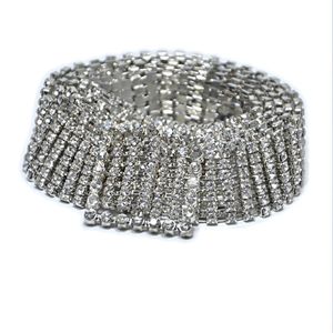 Mode Luxus zehnreihe helles Vollsteine Eingelegtes Frauengürtel Frauen Braut Braut Braut Braut Braut Braut Crystal Diamond Taillenkette Gürtel 2019 Y1 246W