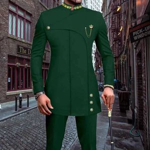 Erkek Suit Blazers Ultra İnce Fiting Sıradan Erkekler Düğün veya Partiler İçin Uygun İki Parçalı Set Trajes Zarif Para Hombres Terno Maskulinos Tam Q240507