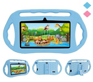 Tablet Android per bambini Android da 7 pollici veidoo tablet per bambini a doppia fotocamera PC 1 GB da 16 GB Google Play Store con silicone Case7477832