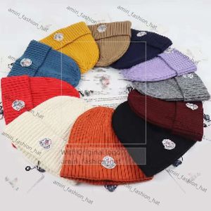 Moncleir designer bernne berretto cappello inverno inverno monclair magnione donne di lana uomini uomini grossi in maglia spessa facustini facustini da pelliccia da pom da pom di cappelli da donna cappelli da femmina berretto