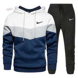 Designer Mens Tracksuits Sweater Patchwork Sports Suit Basketball Set Streetwear Sweatshirts Zip Fitness Clothes Wholesalepants Two Piece KCG7