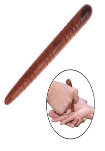 1pc Reflexologia de fisioterapia com spa de pé de madeira tailandês Ferramenta de massagem de massagem de massagem no pé