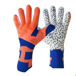 Goleiro de futebol de luvas esportivas Antislip Kids Adt Glove Futebol Equipamento de Proteção de Dotos 240106 Drop Deliver