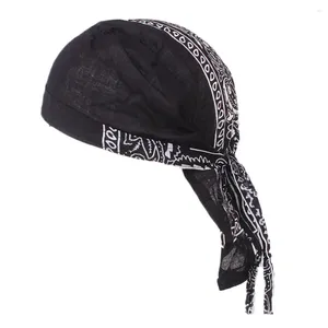 Bandanas Unisex Cotton Chemo Pre Tied Beanie Head Scarf Cover Headwear