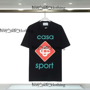 Casa Blanca Men Designer T Shirt Casa Blanca Man Spring Summer New Style Starry Castle Short Sleeve Casablanc Shirt Men Shirts Tennis Club US Size S-Xxl 431