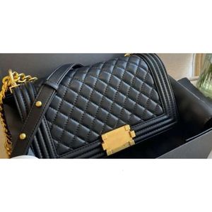 Pure black Diamond Plaid Style Bags designer bag Popular Luxurious Sumptuous Temperament Crossbody Bag