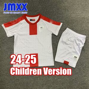 JMXX 24-25 Georgia Child Soccer Trikots Kit Home Away Kid Uniformen Jersey Fußballhemd 2024 2025 Top und Shorts Kinderversion Version