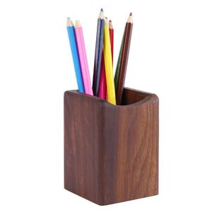 Pen Wood Drawer Solder Solid Wholesale Organizadores de moda Decoração de desktop Simple Office Office Box de armazenamento Graduação Presente de madeira moldura pt pt