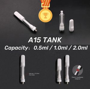 Zwyczajowe Twoje logo w pełni ceramiczne wózki Atomizer 510 Pusty pióro 1 ml i 0,5 ml zbiornik olejowy Vape Vape Pen Case China Authentic Factory 1Gram 510 Thread USA Kanada de Ca