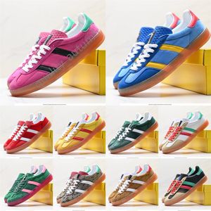 designer wales bonner mens Velvet Casual shoes original handball spzl womens Sneakers JJJJound pink green blue red outdoor platform shoes Low Top Rubber Trainers