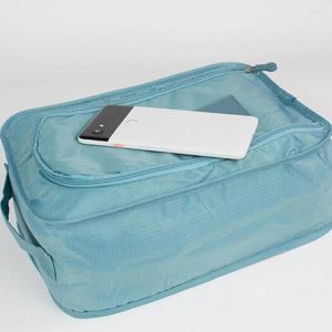 Storage Bags Durable Travel Bag Stain-resistance Shoe Pouch Zipper Closure Business Trip