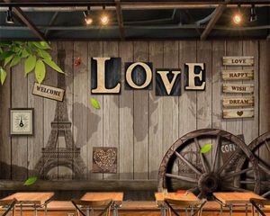 European Vintage Po Mural for Coffee Shop Restaurant Wall Art Decor Novelty Capatial Wallpaper Rolls Custom Size Murals23534296061