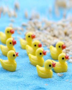 Mini pato resina dura decorações de jardim em miniatura slime encanta de patos figuras micro paisagem aquário boneco ornament diy decor9056530