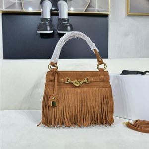 10a Modetasche Clutch Fashion Schulterbetrieb Handtasche Designer Leder Velvet Bag Damen Crossbody Retro Classic -Fringe -Taschen Neue FWCM