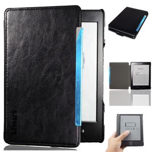 Kindle 4 Kindle için Case Flip Kitap Kapağı Kılıfı 5 D01100 E -Kitap Yüksek Kaliteli PU Deri Cep Çantası Poşeti K4 K5 Folio Kılıfı + Ekran Film