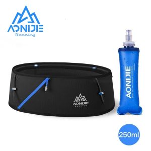 Socks Aonijie Unisex Hydration Running Belt Superlight Running Waist Bag Trail Marathon Gym Workout Fiess Mobile Phone Holder W8101