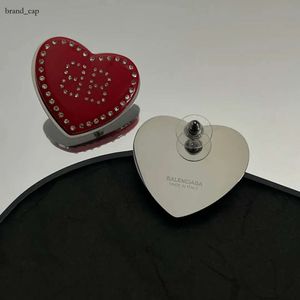 Fashion Retro Black Red Enamel LOVE Bbrand BB letter enamel colored Ear Studs Earrings for Women men Design jewelry Elegance Earrings