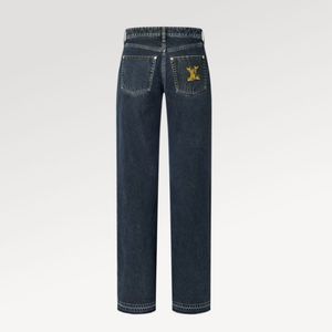 Frauen gestickt Slim Jeans 1afmor nautische Aufkleber mit ausgestellten Jeans Mode Casual Hosen Frauen High Street dekoriert