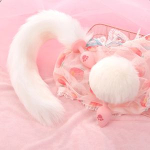 Sexig Fox Anal Plug Tail Silicone Toys For Women Men Butt Small Cat Rabbit Cosplay Sex Vuxen 240507