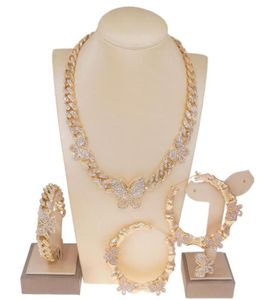 Orecchini collana xoxo gioielli di moda set cristallino