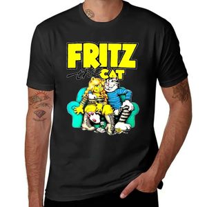 Herren-T-Shirts New Fritz Cat Retro Adult Cartoon Fan T-Shirt.PNG T-Shirt ästhetische Kleidung T-Shirt Herren Baumwollt-Shirtl2405