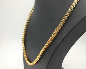 Necklace Uomini in acciaio inossidabile uomini lunghi Gift catena in oro in acciaio per accessori maschi hip hop gioielli sul collo4730845