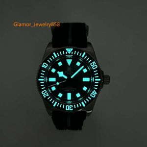 Tactical Frog Titanium Watch FX-dykning 42mm NH35 Automatisk mekanisk rörelse Sapphire BGW9 Luminous 200m Dive Men armbandsur